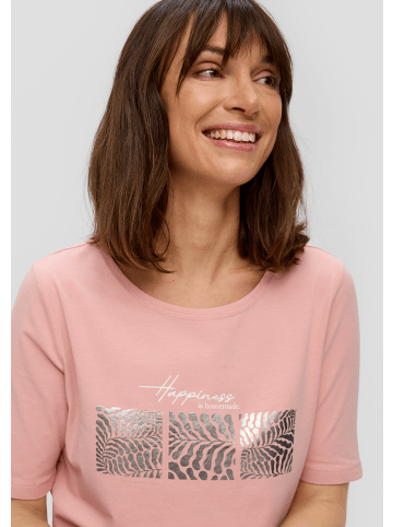 s.Oliver T-Shirt kurzarm in Pink