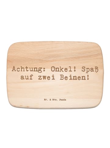 Mr. & Mrs. Panda Holz Küchenbrett Spruch Spaßiger Onkel mit Spruch in Transparent