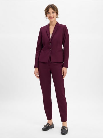 Marie Lund Kurzblazer in aubergine - 0006