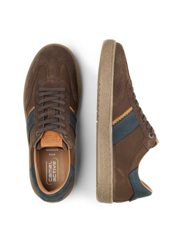 Camel Active Sneaker mit Kontrastdetails in Braun