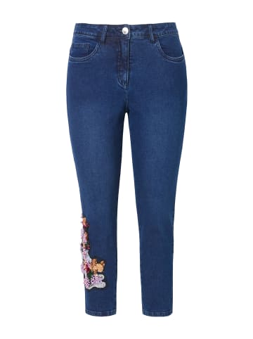 MIAMODA Jeans in dark blue denim
