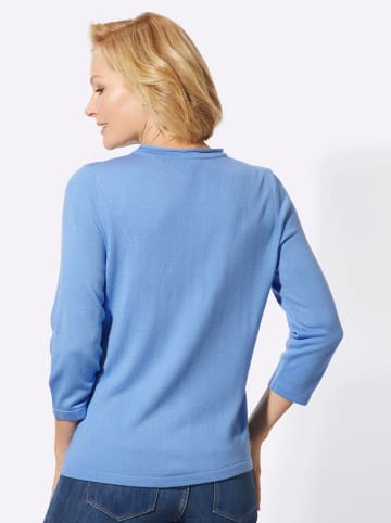 WITT WEIDEN 3/4 Arm-Pullover in himmelblau