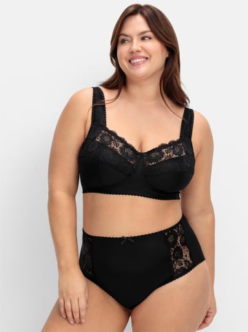 sheego Bügelloser BH in schwarz