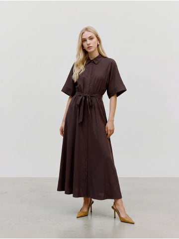 Vero Moda Hemdblusenkleid in Chocolate Torte