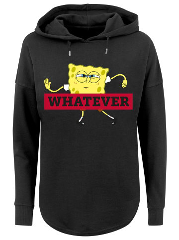 F4NT4STIC Oversized Hoodie Spongebob Schwammkopf WHATEVER in schwarz