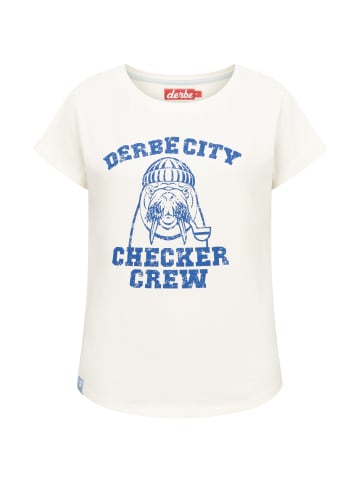 Derbe T-Shirt DERBE CITY in off-white