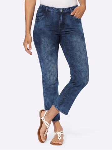 WITT WEIDEN 7/8-Jeans in darkblue-stone-washed
