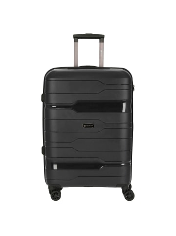 Check.In Memphis - 4-Rollen-Trolley 67 cm in schwarz