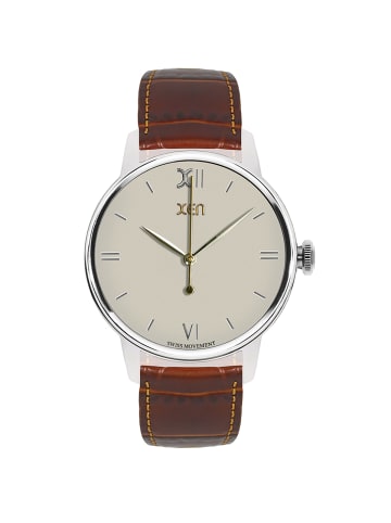 Xen Herrenuhr "XQ0301-cognac" in Braun