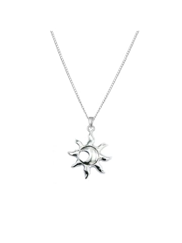 Alexander York Kette mit Anhänger SOLAR ECLIPSE in 925 Sterling Silber, 2-tlg.