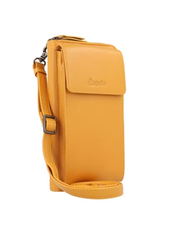 Esquire Peru Handytasche Leder 10 cm in curry