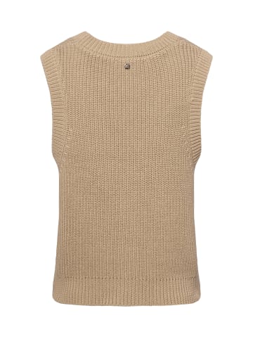 Mos Mosh Weste MMKirby in taupe - 0001