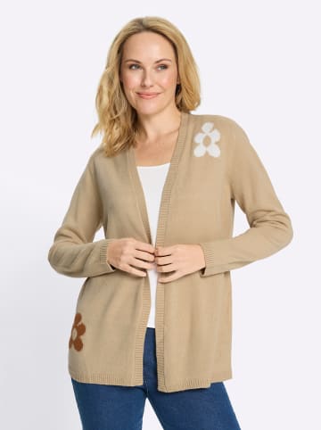 Sieh an! Strickjacke in beige-ecru