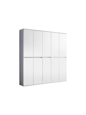 ebuy24 Kleiderschrank Minor Weiß 185 x 34 cm