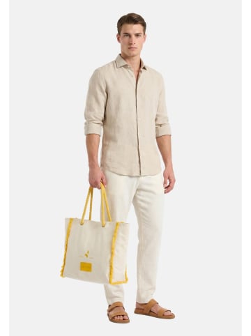 Navigare Handtasche in WHITE AND YELLOW