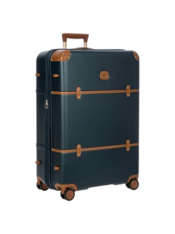BRIC`s Bellagio - 4-Rollen-Trolley L 76 cm erw. (eucalyptus) in blue/tan