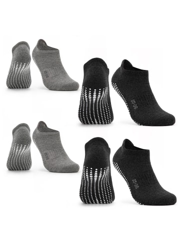 Occulto 2-4er Pack Yogasocken Mady 4P,BlkGry 43-46