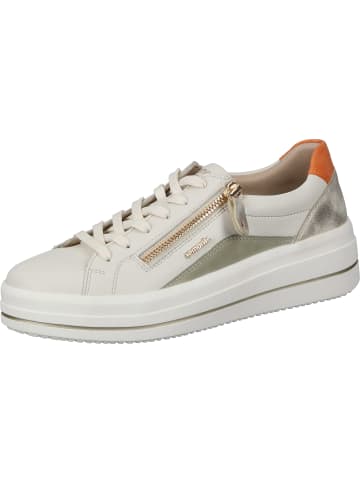 remonte Schnürschuhe in offwhite/salbei/muschel/orange