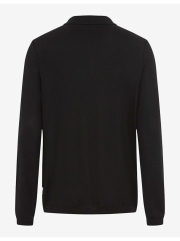 BRAX  Poloshirt langarm für Damen in Schwarz