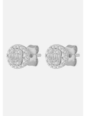 Diamant Exquis Ohrringe aus 375 Weißgold mit Diamant