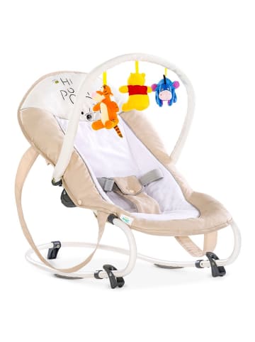 Hauck Babywippe Bungee Deluxe - Pooh Cuddles in beige,weiss