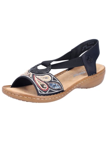 rieker Sandalette in schwarz