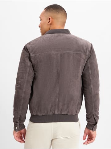 Finshley & Harding Lederjacke in grau