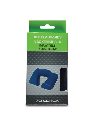 Worldpack Nackenkissen 43 cm royalblau