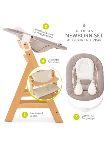 Hauck Alpha Plus Natur Newborn Set - 4-tlg. in beige