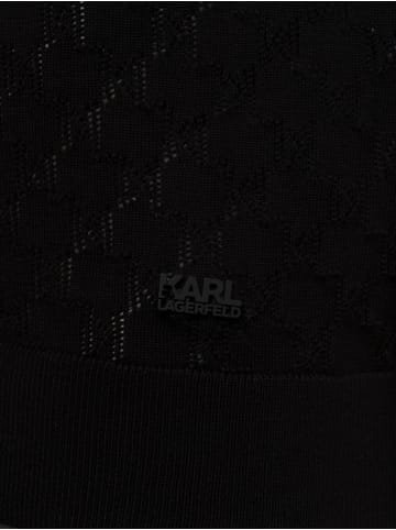 Karl Lagerfeld Poloshirt in schwarz