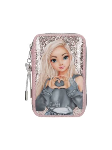 Depesche 2-Fach Federtasche MY BFF TOPModel 5 x 12,5 x 20 cm in altrosa