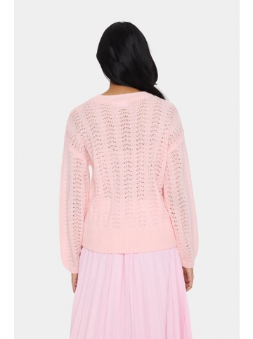 SAINT TROPEZ Strickpullover CrescentSZ Gerade Passform in Tender Touch