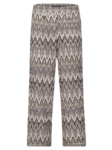 Betty Barclay Marlene-Hose mit hohem Bund in Weiß/Schwarz