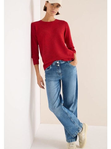 Cecil Pullover in fiery red heather melange