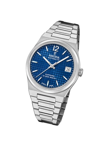 Festina Analog-Armbanduhr Festina Swiss Made silber mittel (ca. 35mm)