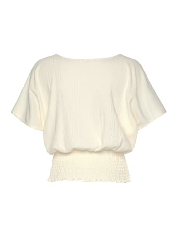 LASCANA V-Shirt in creme