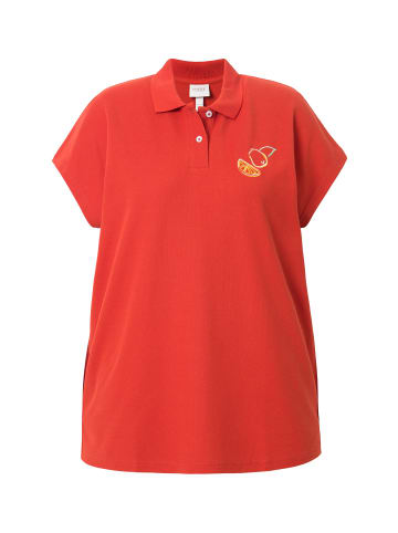 Ulla Popken Poloshirt in gebrannter ton