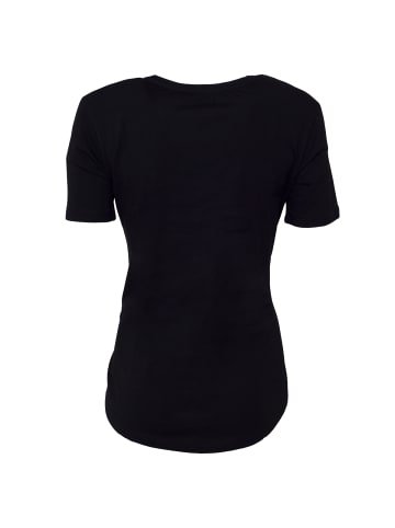 Roberto Geissini Flower T-Shirt Schwarz