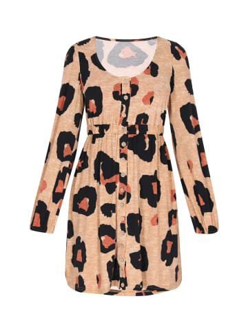 Albee Women Dress in BROWN BLACK