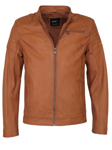 Maze Lederjacke Rocha in brandy
