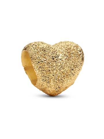 Pandora Charm Goldfarben Matt Herz Mini