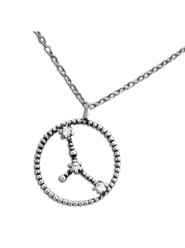 SilberDream 925 Silber Damen SilberDream Halsketten Sternbild Krebs  ca. 42cm und 45cm