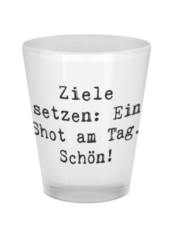 Mr. & Mrs. Panda Schnapsglas Spruch Schnapsglas Freude mit Spruch in Transparent