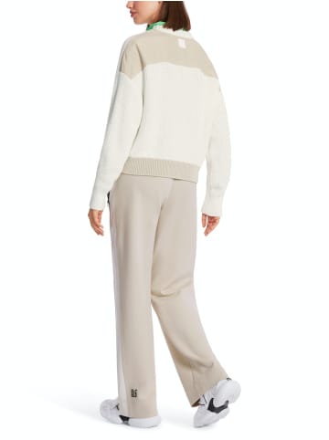 MARC CAIN Oversized Sweater Rethink Together in Weiß