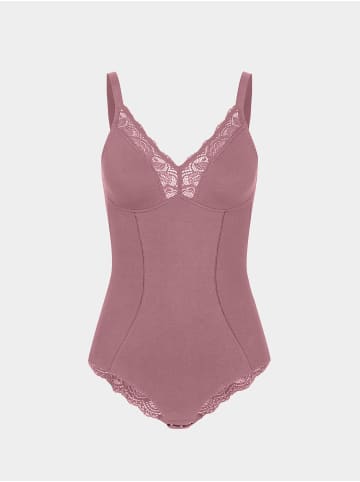 Erlich Textil  Body mit Spitze Eleonora in mauve