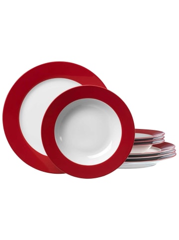 Ritzenhoff & Breker 8er Set Tafelservice Doppio in Rot