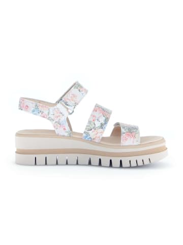 Gabor Plateau Sandalen in weiß