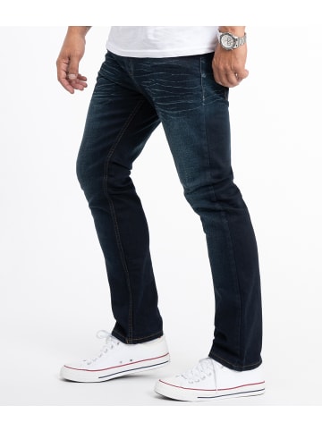 Lorenzo Loren Jeans Straight Cut in Dunkelblau