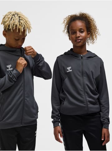 Hummel Reißverschluss Jacke Hmlauthentic Multisport Kinder in ASPHALT