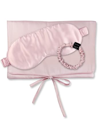 Ailoria TRAVEL SET BEAUTY S Tasche, Schlafmaske & Scrunchie S in rosa